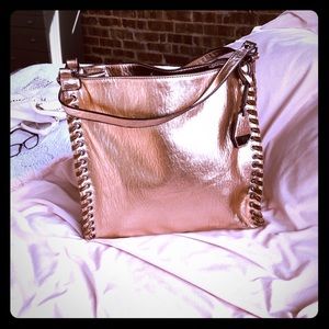 Jessica Simpson rose gold shoulder bag